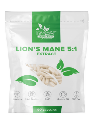 Lion's Mane 5:1 Extract 500 mg. 90 Capsules