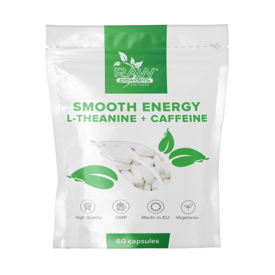 Smooth Energy (L-theanine + Caffeine) 60 Capsules