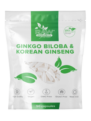 Ginkgo Biloba 3000mg & Korean Ginseng 1000mg 90 capsules