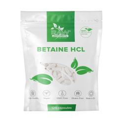 Betaine HCL 650 mg. 120 Capsules