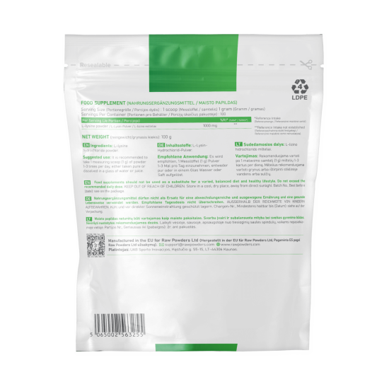 L-Lysine Powder 100 grams