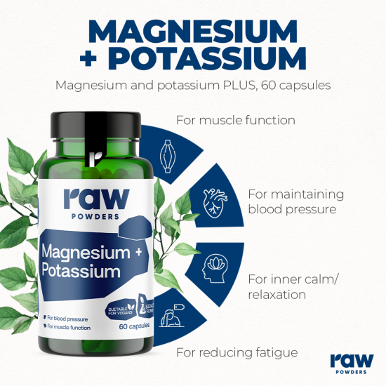 Magnesium & Potassium PLUS, 60 capsules